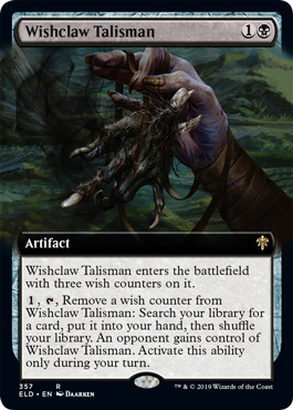Magic mtg wishclaw talisman - mtg,