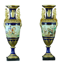 Superbe paire de vases  ancien