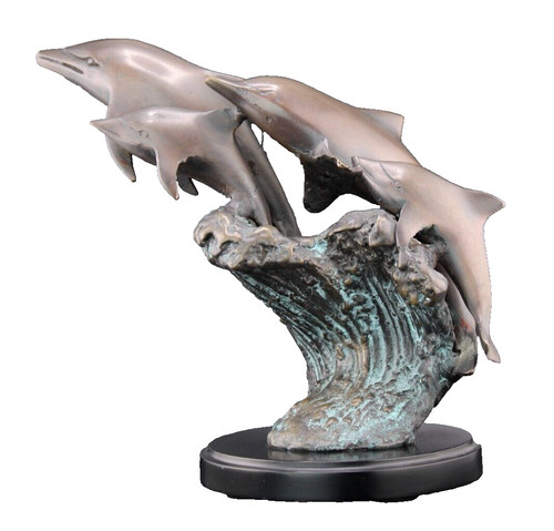 Dolphin pod metal - dolphin,