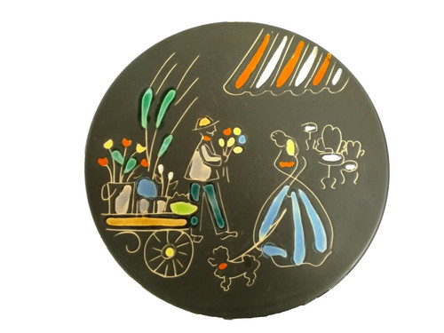 Grande assiette faïence - en,