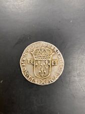 7935 - Louis XIV Quart d’écu - Titulature côté croix - 1644MA - TTB