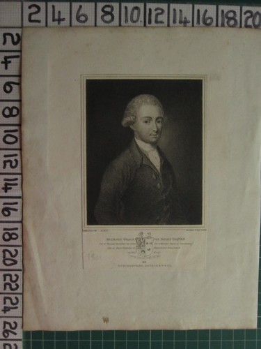 C1801 antique imprimé - imprimé, ~