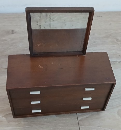 Coiffeuse vintage bois - vintage, –