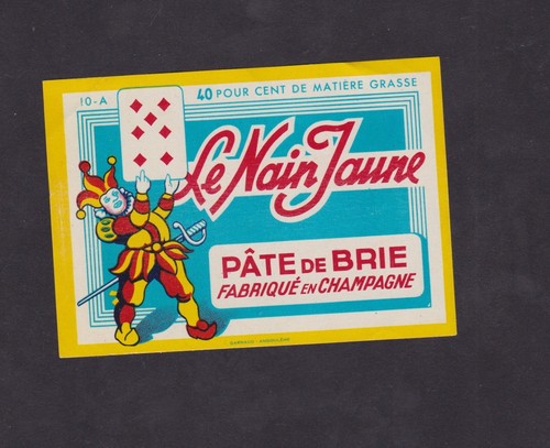 Ancienne étiquette fromage - ancienne,