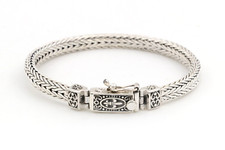 Bracelet chaîne tressée de