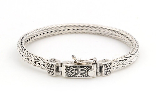 Bracelet chaîne tressée - , de