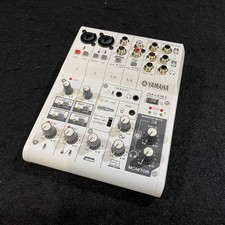 YAMAHA AG06 blanc 6 canaux Live Streaming Mixer interface audio USB d'occasion