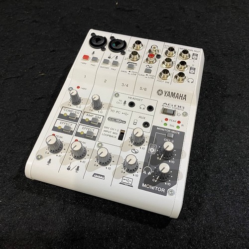 Yamaha ag06 blanc - 6, canaux