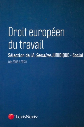 Droit européen travail - droit,