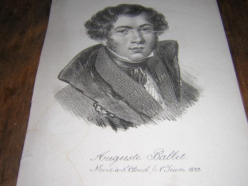 1825 gravure portrait auguste - 1825.gravure,