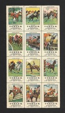 POSTER STAMPS HORSE RACING