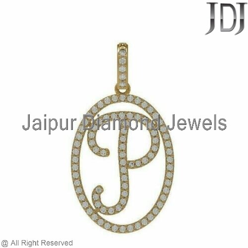 Initial pendentif lettre - pendentif,