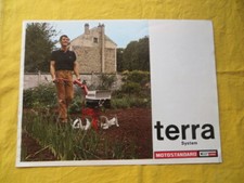 Motoculteurs et outils de jardinage Motostandard - Terra - doc publicitaire
