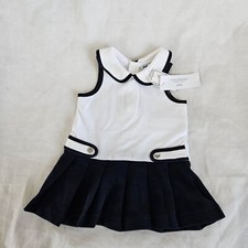 Jacadi White baby dress with