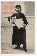 Personnage MAURICE LAPIQUE marchand journaux Anarchiste militant NANCY EPINAL 