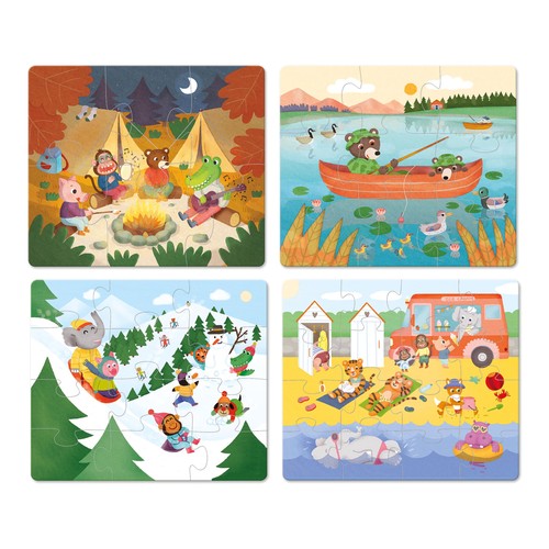 Puzzle évolutifs sur - , le