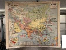 Ancienne affiche carte - ancienne,
