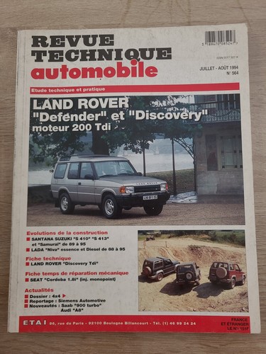 Rta revue technique - revue, automobile