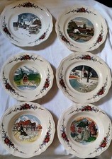 6 Assiettes Sarreguemines