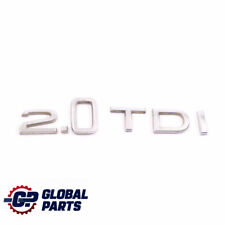 Emblème coffre Audi A3 A4 A6 2.0 TDI Badge adhésif pour hayon coffre arrière