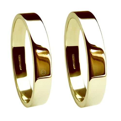 8mm 9ct jaune mariage - 9ct,