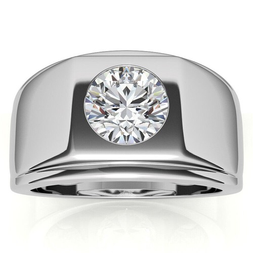 Bague homme ronde diamant