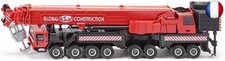 siku 4311, Grande grue Mega Lifter, 1:55, Métal/Plastique, Rouge, Bras de grue 