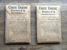 lot de 2 cartes tarde (1935?) N°4 ET N°5 PARIS NORMANDIE BRETAGNE  collection