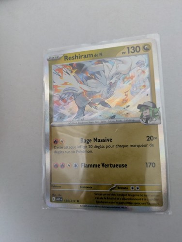 Carte pokemon reshiram n - carte, de