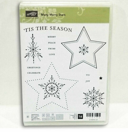 Stampin many merry - merry, stars