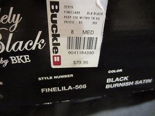 soley black HEELS by BKE *SUPER CUTE EXCELLENT CONDITION*