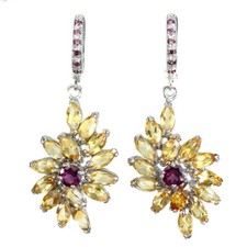 925 Argent Sterling Boucles