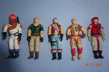 GI JOE / figurines vintages lot 1986 - Made in china lot 1986 Hong kong.