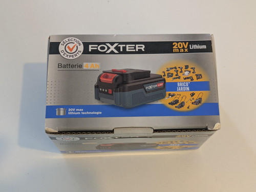 Batterie foxter 20v 4 - 20v, ah