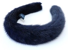 Diadème En Fourrure De Vison