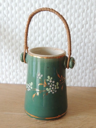 Ancien pot lait - à, faïence