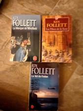 POLARS, THRILLERS ; lot de 4 poches  de KEN FOLLETT   en BE