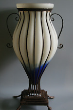 TRES GRAND VASE ART DECO EN VERRE - ÉVENTUELLEMENT MULLER FRERES - VERS 1930