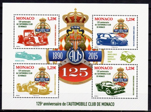 Timbre monaco 2986 2989 - monaco, à