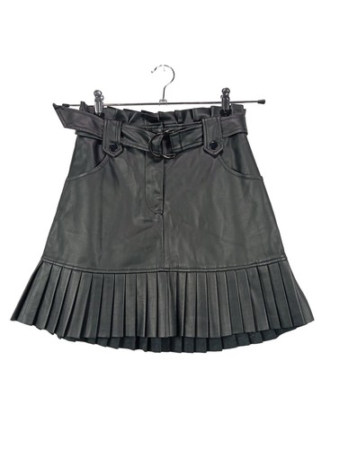 Zara jupe cuir - en,