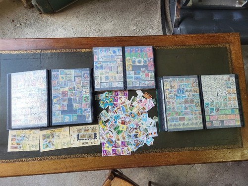 Lot albums timbres - de,
