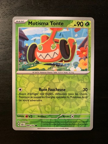Carte pokémon reverse motisma - pokémon,