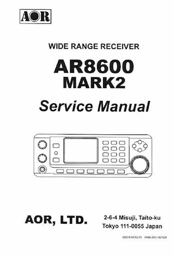 Aor ar8600 service - aor, ii)