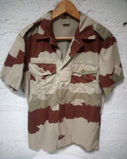 CHEMISE OUTRE MER MILITAIRE 37/38  ARMEE FRANCAISE CAMOU DESERT