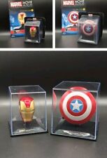 Casque Iron Man Mark 85 et Bouclier Captain America . Collection Marvel museum