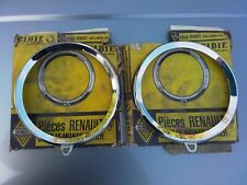 2 Cerclages Phare d'Époque Chrome Cibié pour RENAULT 4 R4 4L Parisienne Sinpar