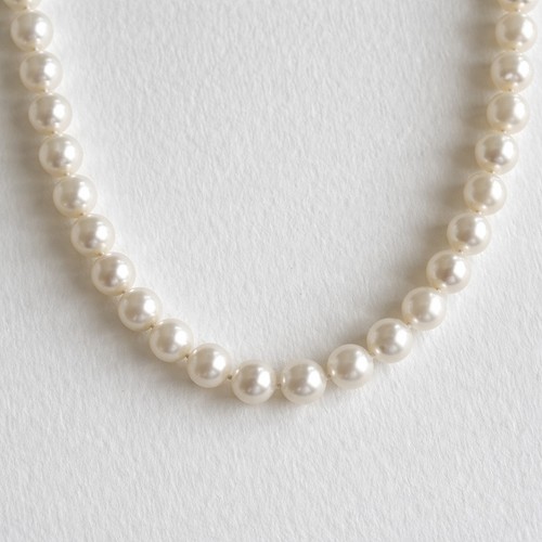 Collier perles fermoir en - collier, de