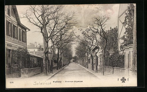 Cpa palissy avenue joyeuse - cpa,