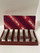 Letang & Remy Paris 6 Porte Couteaux Inox Stainless Steel Knife Holders French