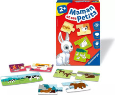 Jeu Educatif Maman Et Ses Petits Découverte Des Animaux Puzzle Premier Age